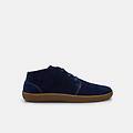 scarpe barefoot in suede da uomo blu