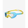 occhialini spider mask blu giallo con lente traspirante bambini