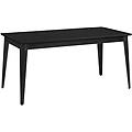 tavolo acerios 160x80x76 cm (lxlxh) piano tavolo nero struttura nero rettangolare