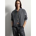- giacca in misto lana grigia regular fit donna grigio scuro taglia s