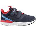 sneakers da bambino blu con strap taglia 34
