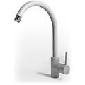 miscelatore lavello monocomando cloud alluminio satinato mmkclo79