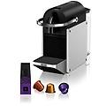 macchina caff&egrave; capsula 1260w pixie en 127s silver e black 0132193834