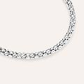 bracciale catena silver collection argento rodiato collezione silver collection bianco