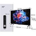 led p6k 43'' 4k uhd google tv dolby atmos aipq bluetooth wi-fi 5