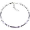 bracciale tennis unisex argento 925 gioiello tennis bt25debvi17