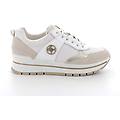 sneakers da donna bianco e beige con lacci taglia 38