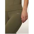 leggings n. o. w. vita media 7/8 in tessuto tecnico d. i. w. o. nylon kalamata donna small