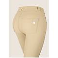 pantaloni n. o. w. skinny vita media in similpelle ecologica irish cream donna small