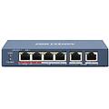 ds-3e0106hp-e switch di rete non gestito fast ethernet 10-100 supporto power over ethernet blu