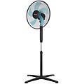 ventilatore a piantana 5 pale 3 velocit&agrave; 40w &oslash; 40 cm nero