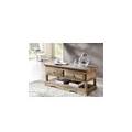 tavolino da salotto in legno di sheesham / palissandro 110x50x50 grigio scuro oliato leeds #44