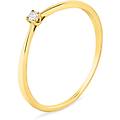 anello solitario grace oro giallo diamante collezione grace misura 56 oro giallo