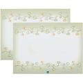 set 2 tovagliette plastificate claire
