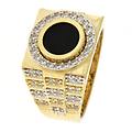 anello uomo oro bianco giallo gl101711
