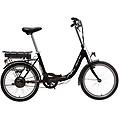 bici pieghevole e 1000 nera