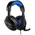 turtle beach cuffie gaming stealth 300 con microfono colore nero / blu per playstation 4