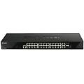 24 x 10/100/1000base-t ports 2 10gbase-t dgs-1520-28/e
