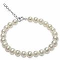 bracciale di perle donna argento 925 gioiello ymbrs317a/16