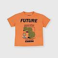 t-shirt in jersey da bambino arancio taglia 12m