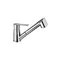 miscelatore per lavello monocomando con doccia estraibile serie red red183cr cromato ottone