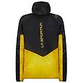 blizzard windbreaker m giacca trail running uomo black/yellow xl