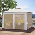 tenda pop-up esterno con zanzariera schermo per esterni tenda pop-up esterno 338 x 338 cm a 2 tetti
