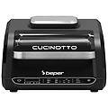 p101fri080 cucinotto grill e friggitrice ad aria multifunzione con 8 programmi friggitrice ad aria