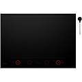 piano cottura a induzione 72 cm 4 zone vetroceramica nero