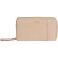 portafoglio con doppia zip taupe