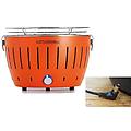 lotusgrill barbecue a carbonella portatile arancione lg g34u or grill
