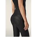 tuta jumpsuit wr. up in similpelle con fondo a zampa nero donna xx large