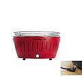 lotusgrill barbecue a carbonella portatile xl red lg g435u rd grill