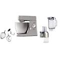 chef xl kchenmaschine kvl4140s (silber 1. 200 watt mit mix-aufsatz und gemseschneider) (0w20011178)