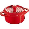 ceramique mini cocotte rotonda 10 cm ciliegia