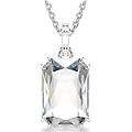 SWAROVSKI pendente millenia taglio ottagonale bianco placcato rodio os