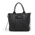 borsa modello shopper media script nero