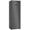 - iq300 kg49nxxcf frigorifero con congelatore libera installazione 440 l c nero acciaio inox