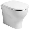 wc da terra easy clean collezione pratica ceramica bianca con sedile incluso