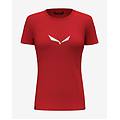 t-shirt solidlogo dri-release manica corta rosso bianco donna 38