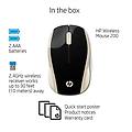mouse 200 wireless-silk gold