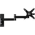 301498 supporto a muro per tv led lcd 13-30'' inclinabile 3 snodi nero nero