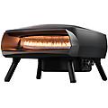 etna rotante nero forno a gas per pizza