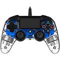 Nacon Compact Controller Wired Para Ps4 Pc Iluminado Azul