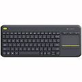 k400 plus tv tastiera rf wireless qwerty spagnolo nero