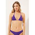 triangolo costume metallic glow donna viola 2
