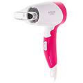 asciugacapelli ad 2259 rosa bianco 1200w compatto manico pieghevole