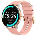 forever bluetooth 44mm amoled rosa resistenza acqua ip67 spo2 cardiofrequenzimetro