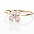 anello golden dream placcato oro giallo vetro cubic zirconia collezione golden dream misura 58