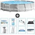 - piscina fuori terra in giro 457x107 cm grigio include accessori coordinati a2263